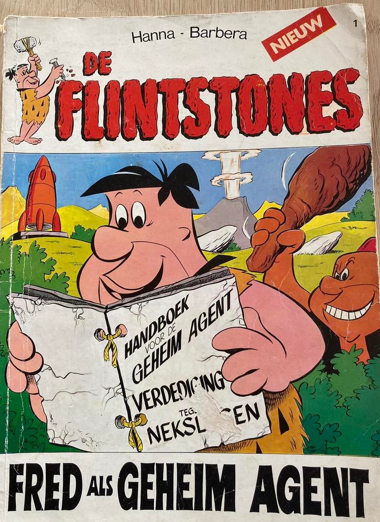 De Flinstones - Fred als geheim agent, Boeken, Hanna Barbera, Europa, Ophalen, Gelezen