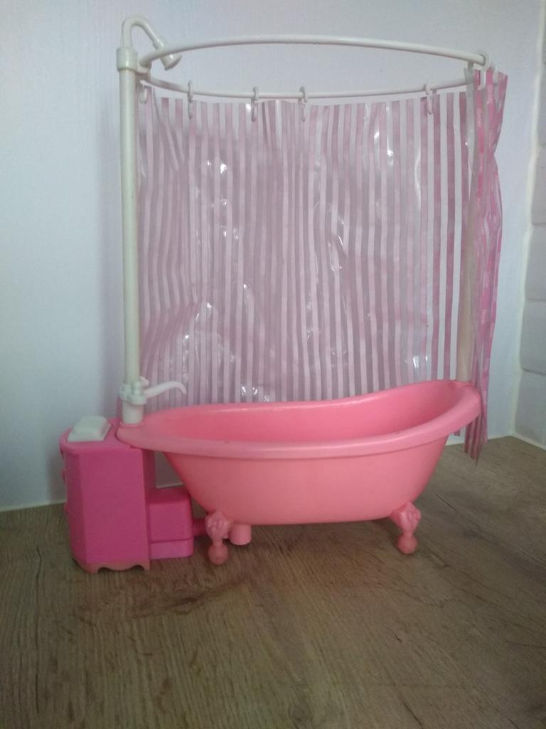 Vintage barbie bad-en douche 1992, Ophalen of Verzenden, Gebruikt