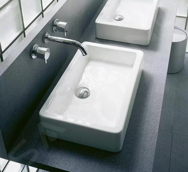 1x Duravit opzet wastafel 60 x 38 cm Rechthoek Keramiek(new), Tuin en Terras, Ophalen of Verzenden, Nieuw