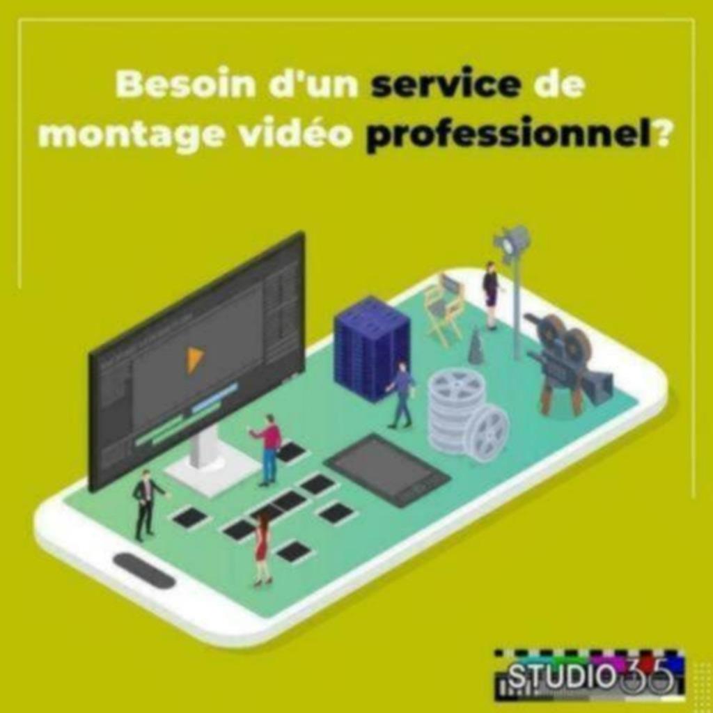 MONTAGE VIDÉO PROFESSIONNEL, TV, Hi-fi & Vidéo, Photo | Studio photo & Accessoires, Neuf, Enlèvement ou Envoi
