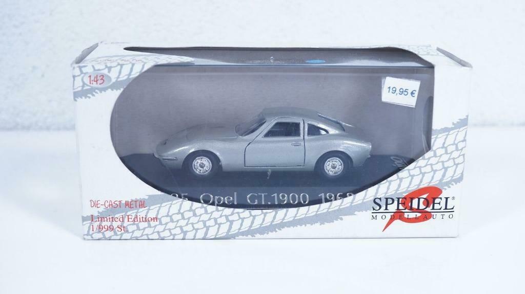 1:43 Speidel Solido 1805 Opel GT 1969 silver 1v999st., Enlèvement ou Envoi, Neuf, Voiture