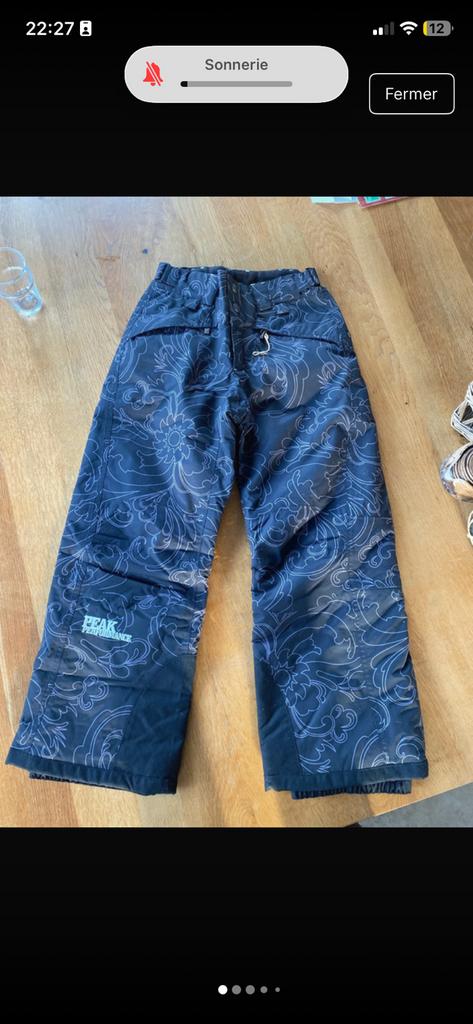 Peak performance pantalon ski 10 ans, Sport en Fitness, Ophalen of Verzenden, Ski