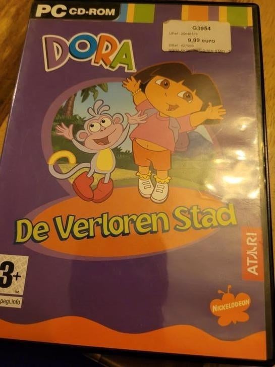 PC cd rom dora de verloren stad, Ophalen of Verzenden, Zo goed als nieuw