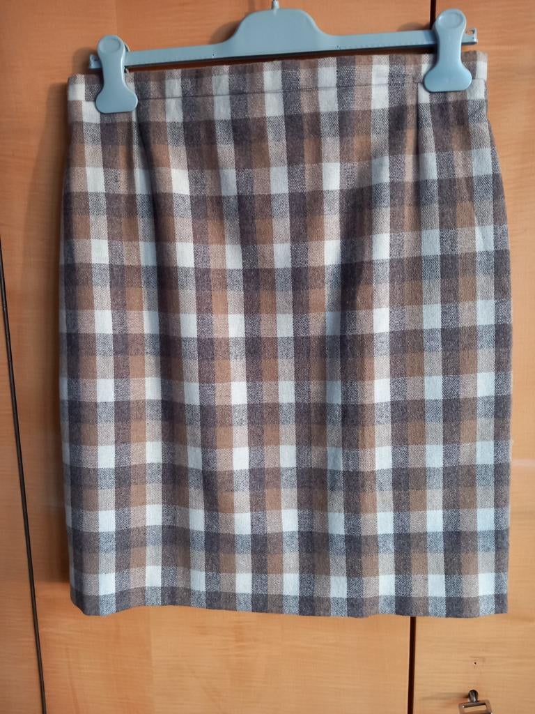 Rechte rok, vintage, warm. polyester, Ophalen of Verzenden