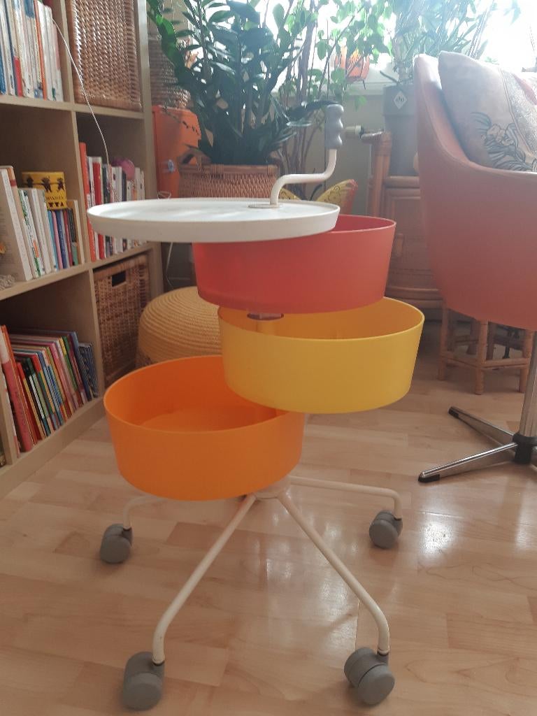 Vintage trolley - Klyftig - IKEA PS 1990 - beperkte editie, Huis en Inrichting, Tafels | Sidetables, Ophalen, Gebruikt, Overige materialen