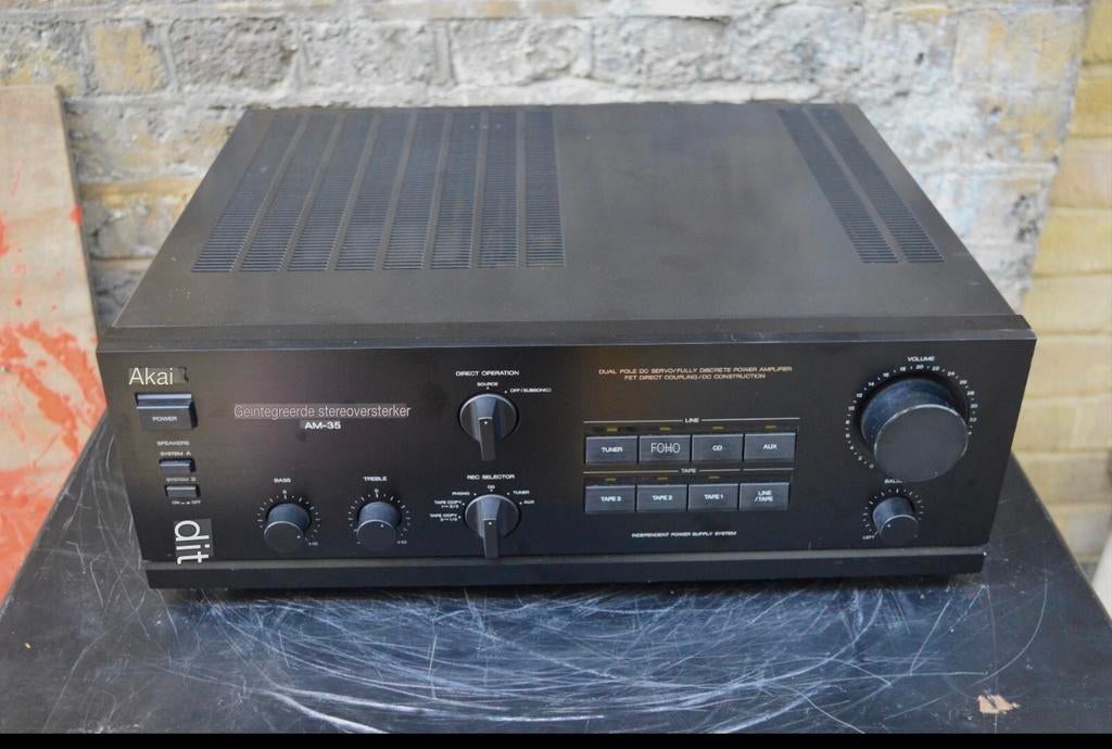 Akai am-35 versterker, Ophalen, Zo goed als nieuw