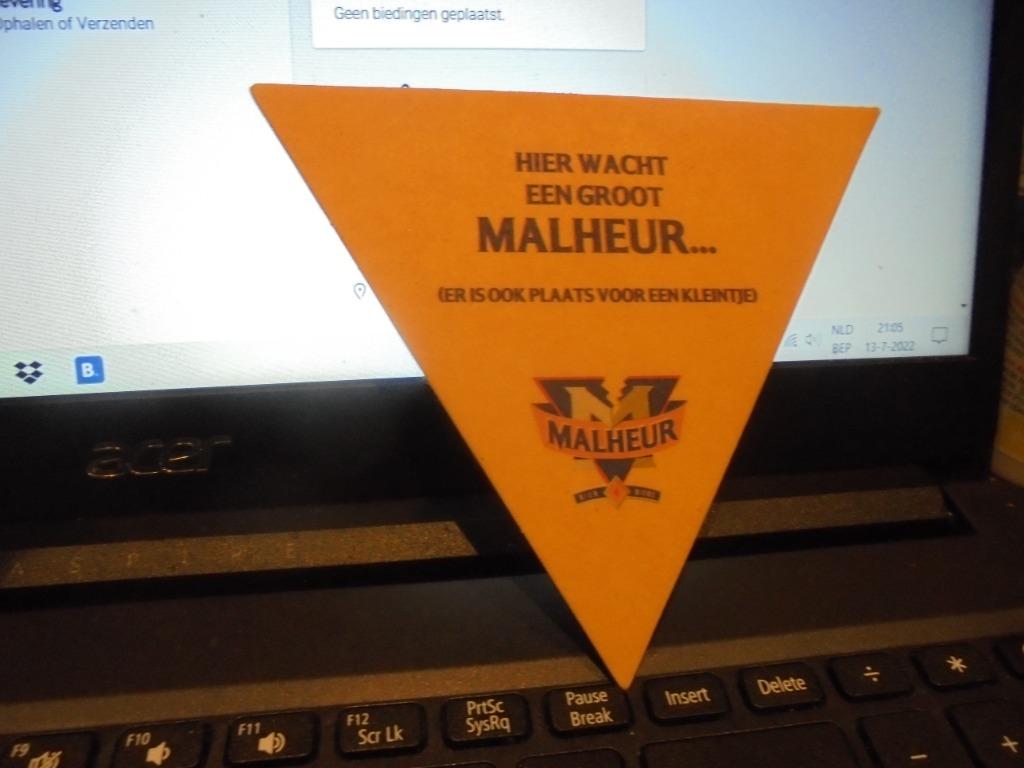 malheur, Ophalen of Verzenden, Zo goed als nieuw, Viltje(s)