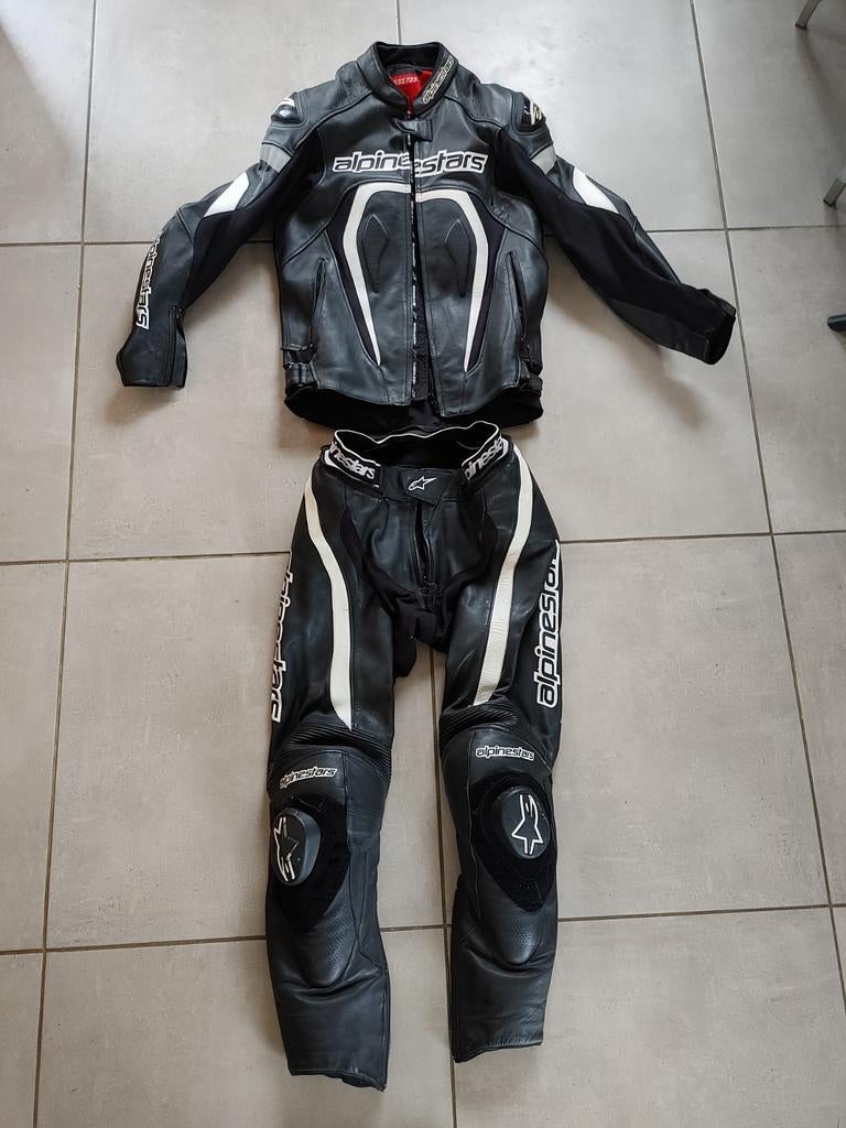 Cuir Motegi Alpinestars 2 pièces taille 52, Seconde main, Enlèvement, Alpinestars, Combinaison