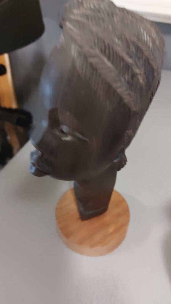 Buste Afrikaanse vrouw, Antiek en Kunst, Ophalen