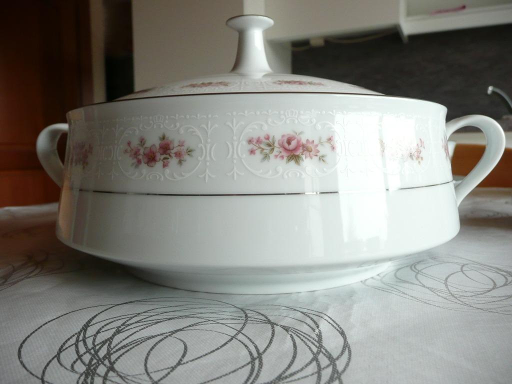 RC Sri Lanka porseleinen soepterrine/soepkom met bloemmotief, Nieuw, Ophalen of Verzenden, Kom(men), Overige stijlen