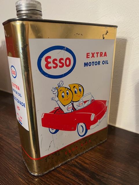 Esso extra motor oil, bidon vide, Enlèvement