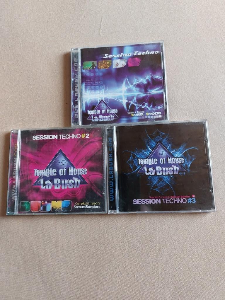 LA BUSH SESSION TECHNO 1+2+3, Cd's en Dvd's, Ophalen of Verzenden, Zo goed als nieuw