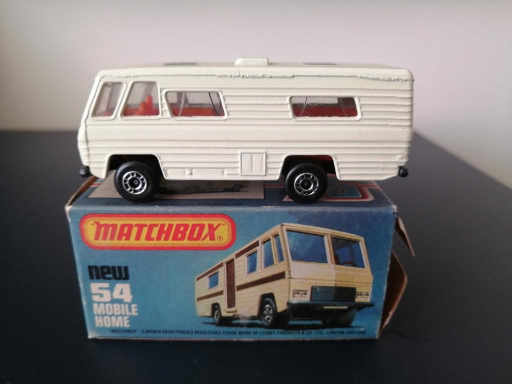 Lesney Matchbox Superfast #54 Mobile Home in doosje, Ophalen of Verzenden, Zo goed als nieuw