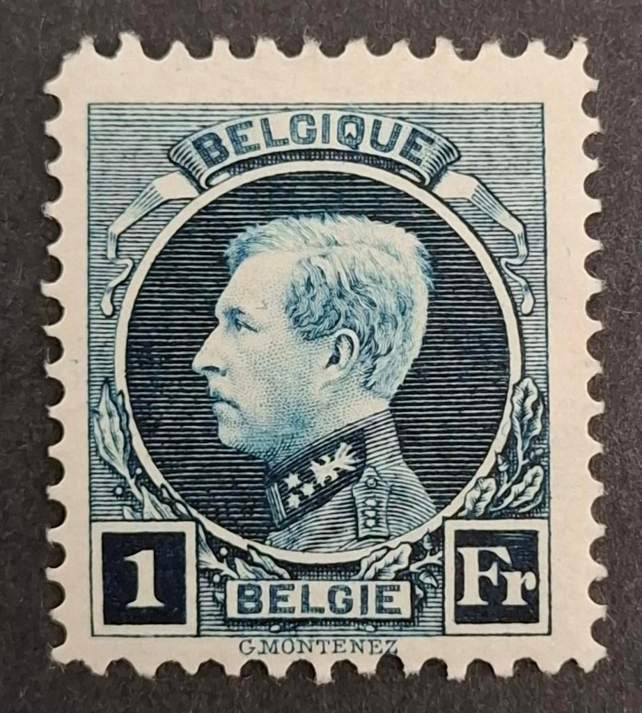België: OBP 215 ** Montenez 1922., Postzegels en Munten, Koninklijk huis, Orginele gom, Ophalen of Verzenden, Zonder stempel