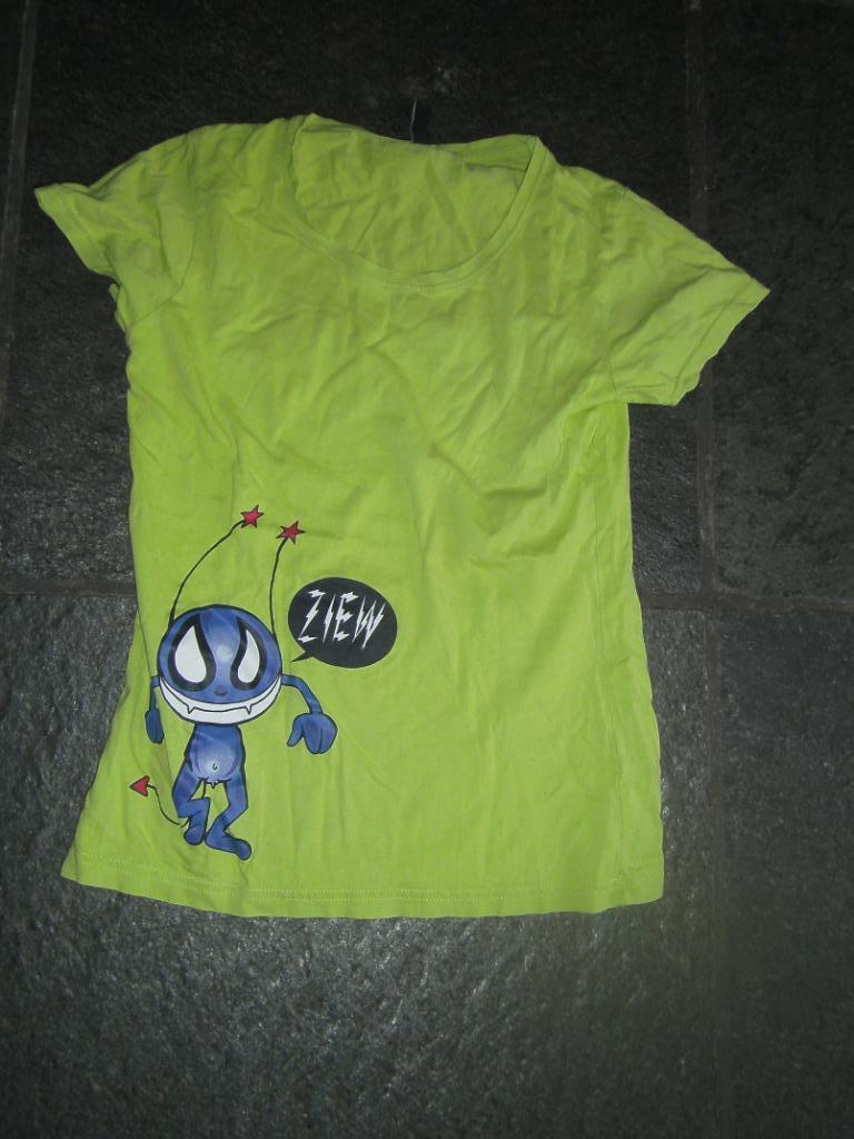 t-shirt dames  medium soort geel groen zeb, Maat 38/40 (M), Geel, Get infected, Ophalen of Verzenden