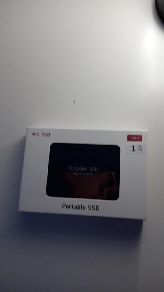 1 TB* 1000 Giga* externe harde schijf nieuw in pakket, Extern