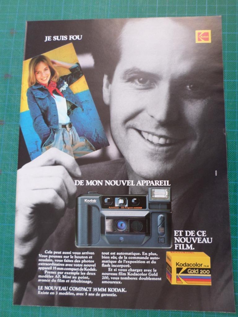 Kodak photographie - publicité papier - 1986, Collections, Marques & Objets publicitaires, Enlèvement ou Envoi, Utilisé, Autres types