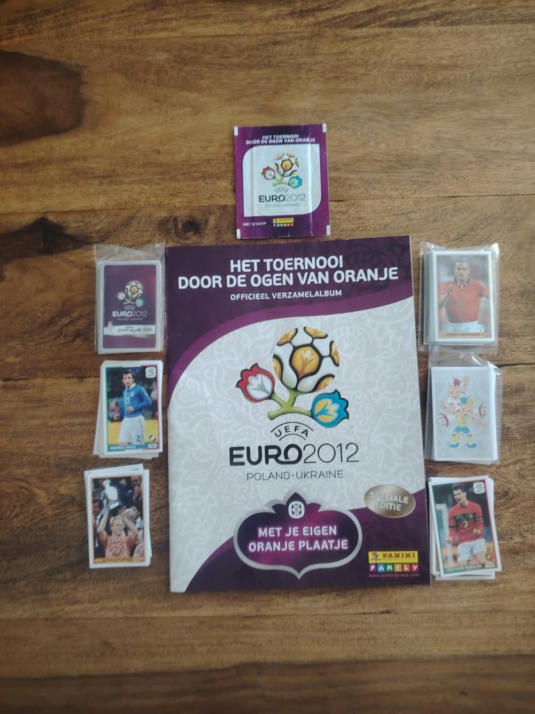 Set volledige panini Euro 2012 collectie event Nederland, Verzenden