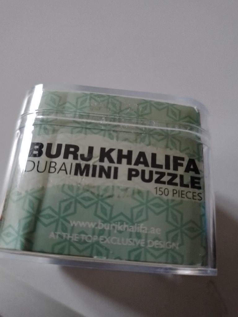 Mini puzzle dubai 150 stuks, Ophalen of Verzenden, Minder dan 500 stukjes, Nieuw