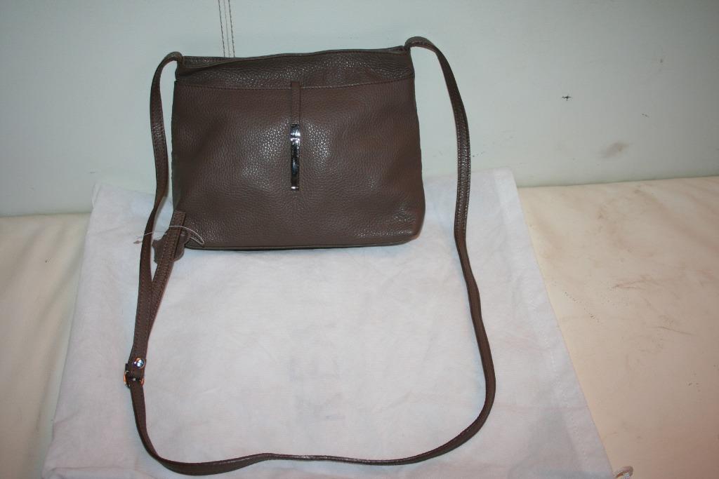 sac à main en cuir - neuf- taupe, Enlèvement ou Envoi, Neuf, Sac à main