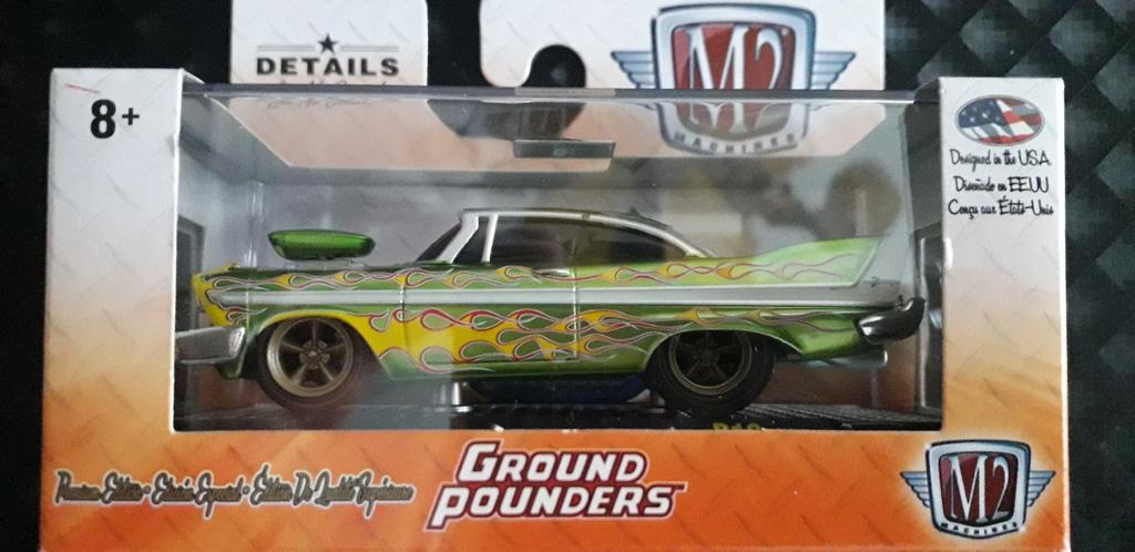 1958 Plymouth Fury M2 machines 1:64, Ophalen of Verzenden, Nieuw, Auto