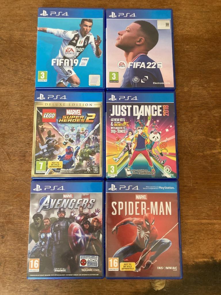 PS4 games, Enlèvement ou Envoi, Comme neuf