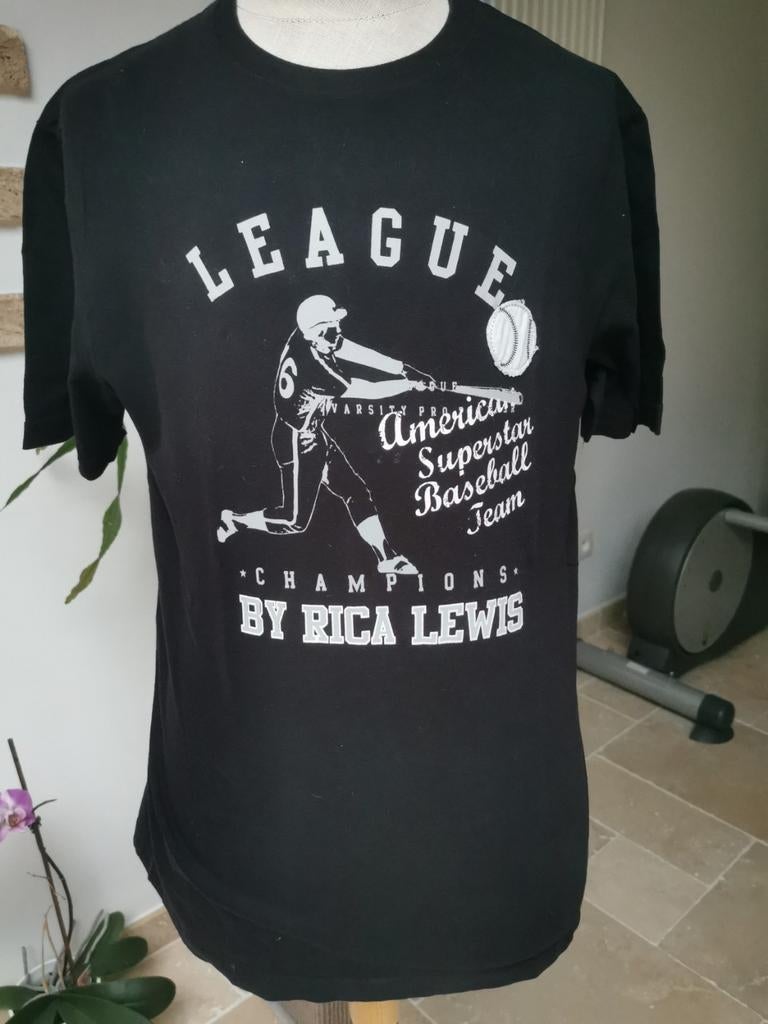 Magnifique t-shirt noir pour homme de Rica Lewis, Enlèvement ou Envoi, Comme neuf, Taille 48/50 (M)