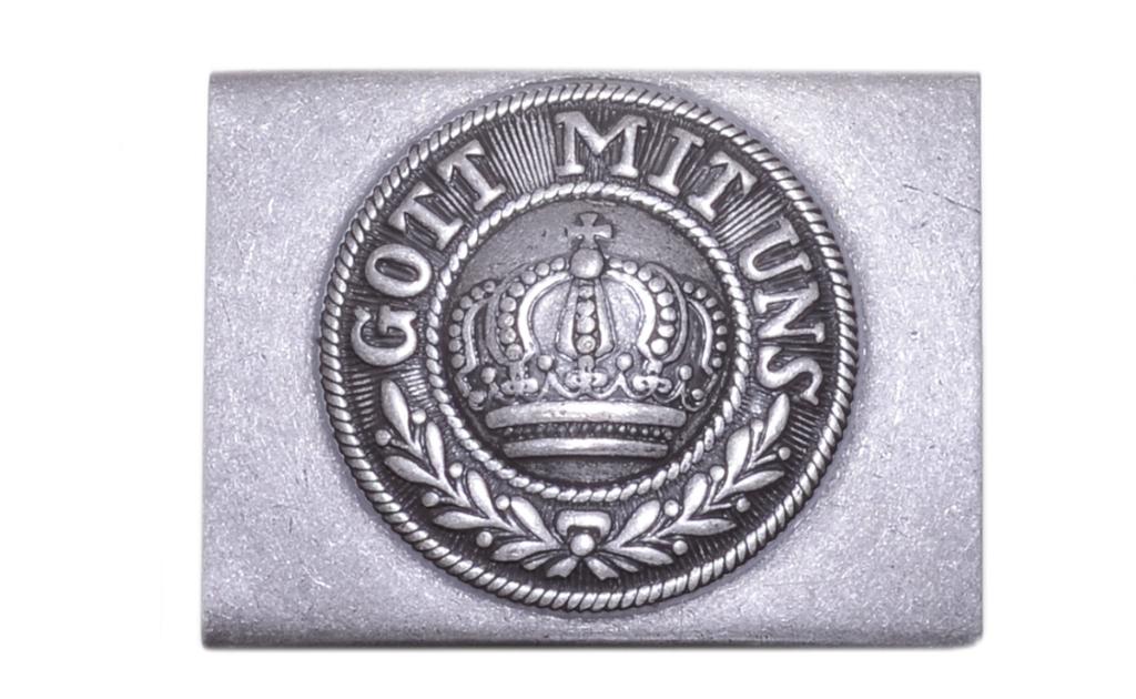Boucle de ceinture « Gott mit uns » (Prusse) 14-18 repro, Collections, Objets militaires | Seconde Guerre mondiale, Envoi, Armée de terre