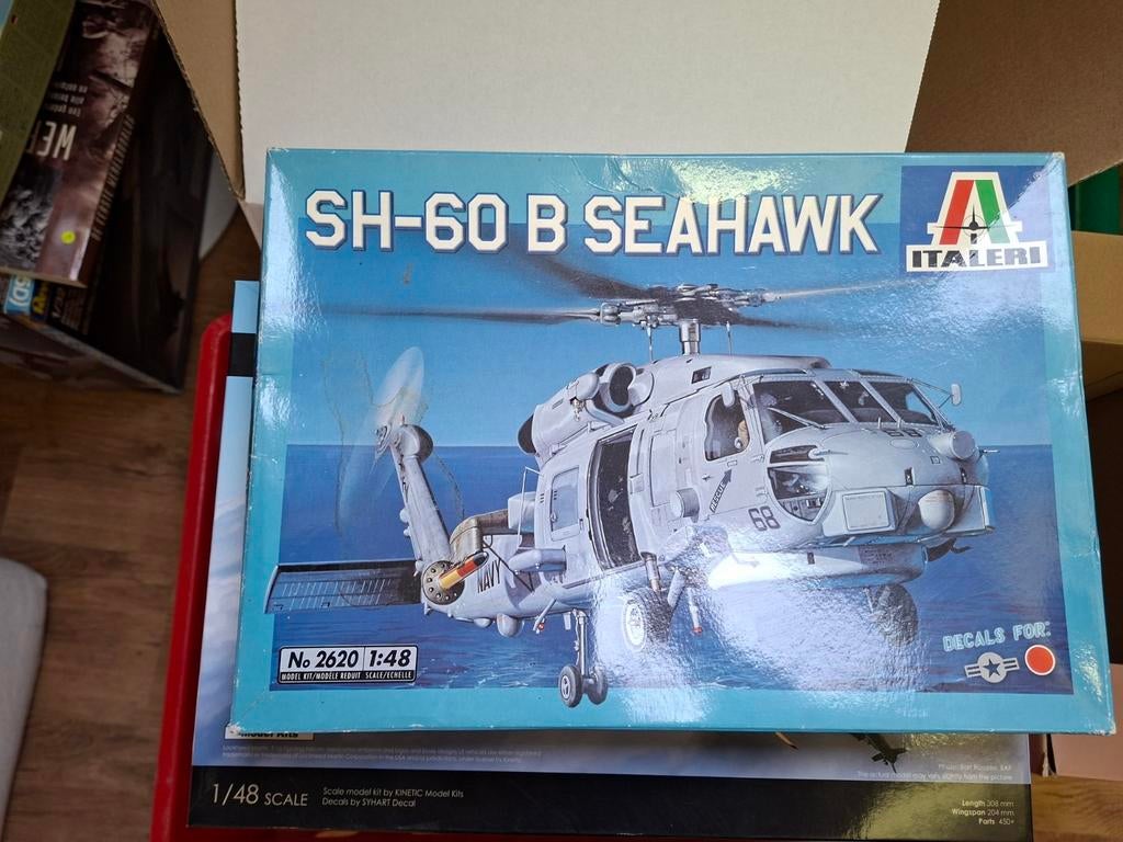 Italeri 1/48 Sikorsky Seahawk+extra decals, Hobby & Loisirs créatifs, Modélisme | Avions & Hélicoptères, Enlèvement ou Envoi, Italeri