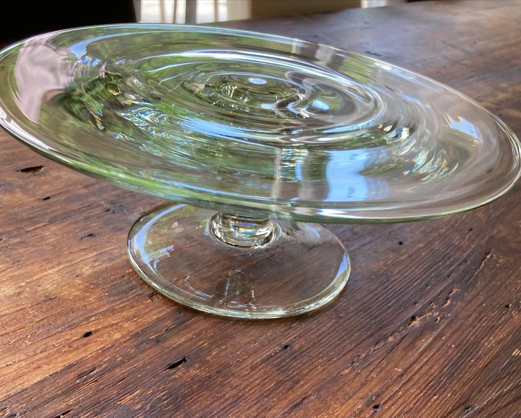 Taartschotel glas, Huis en Inrichting, Ophalen, Zo goed als nieuw