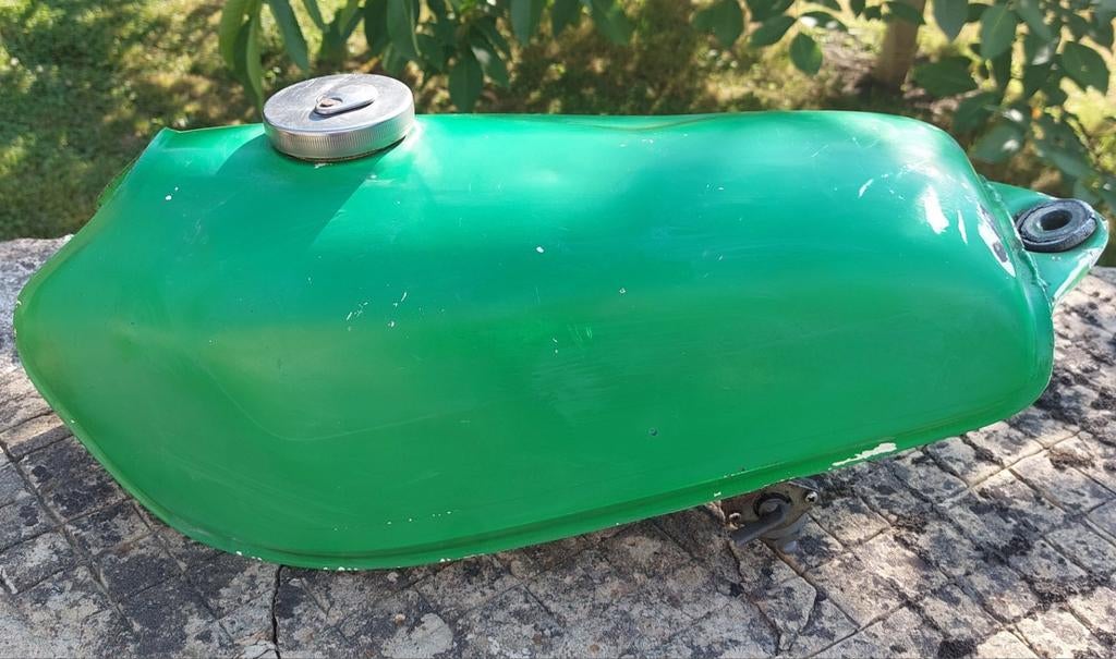 Yamaha DTE 125 (1977) originele tank, Motoren, Ophalen of Verzenden, Gebruikt
