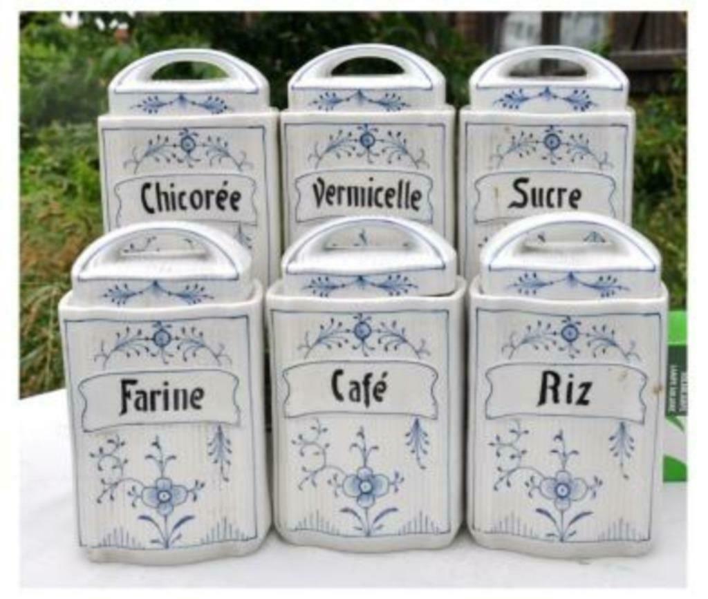 §  6 pots a condiment decor copenhague, Enlèvement ou Envoi