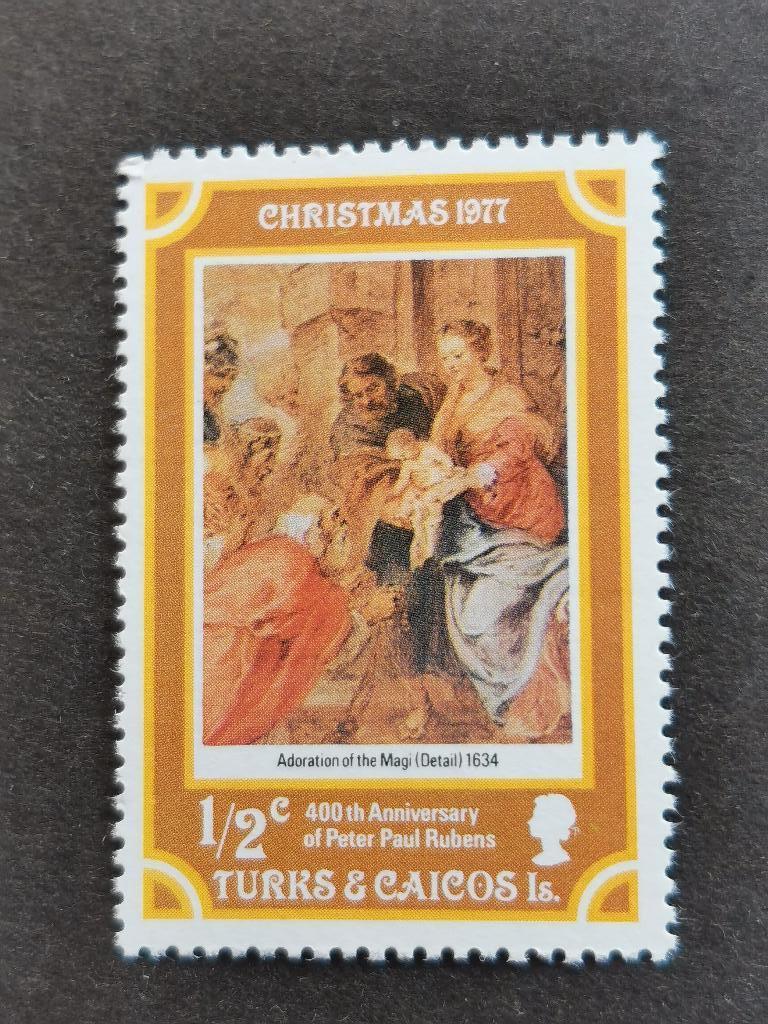 Îles Turques-et-Caïques 1977 - Noël - Épiphanie **, Enlèvement ou Envoi, Non oblitéré, Amérique centrale