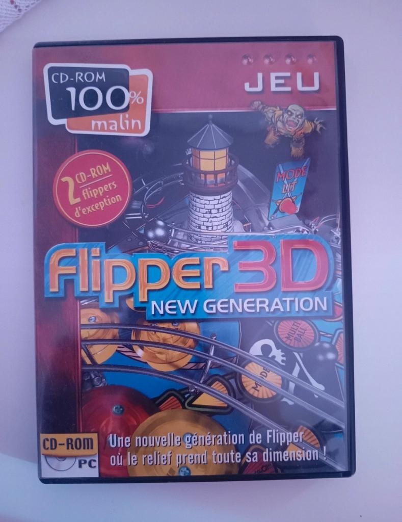 CD jeu pour PC Flipper 3D New Generation, Consoles de jeu & Jeux vidéo, Enlèvement ou Envoi, Neuf, Simulation, À partir de 3 ans