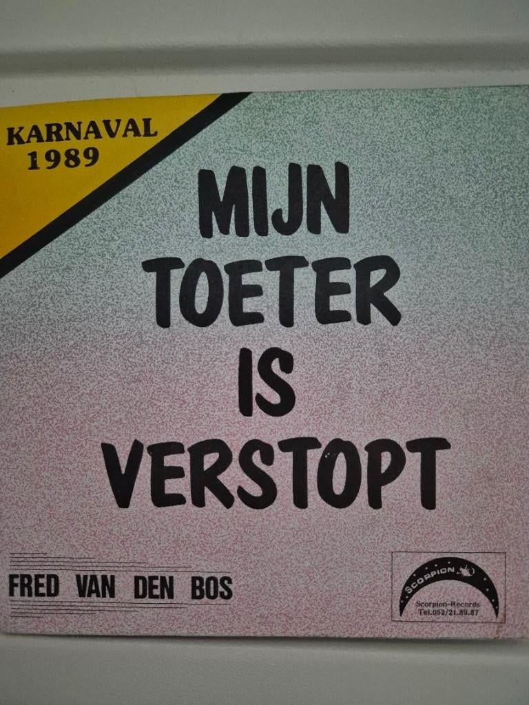 Karnaval singel Fred Van Den Bos, Cd's en Dvd's, Ophalen of Verzenden