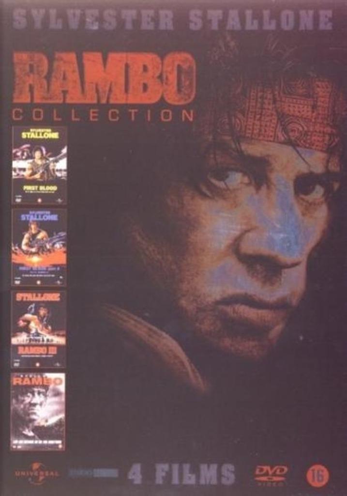 Rambo collection dvd box  4 films, Ophalen of Verzenden, Zo goed als nieuw, Actie