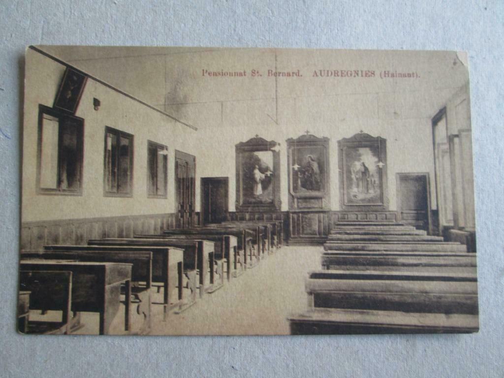 oude postkaart Audregnies (Hainaut), Envoi