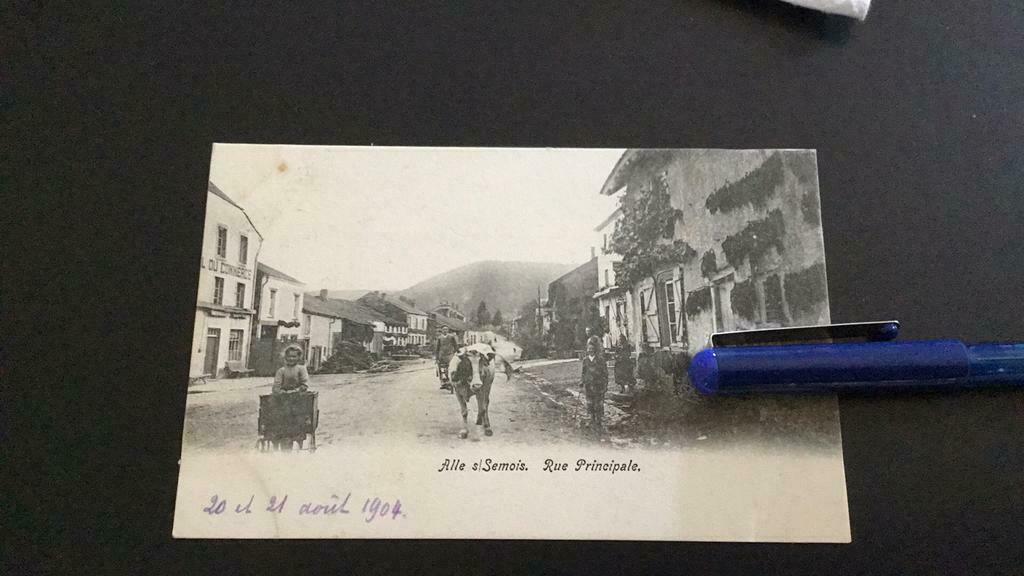 Alle sur semois rue principale, Avant 1920, Non affranchie
