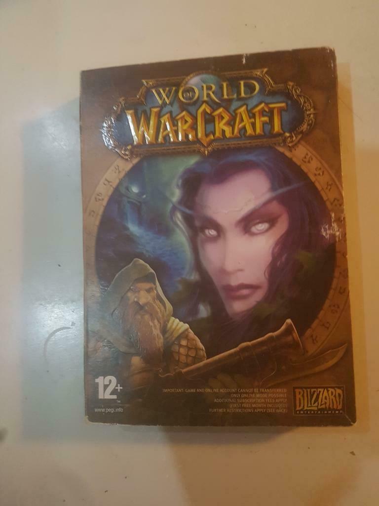 PC CD-Rom World Of WarCraft 5 Disc Set, Ophalen of Verzenden, Gebruikt