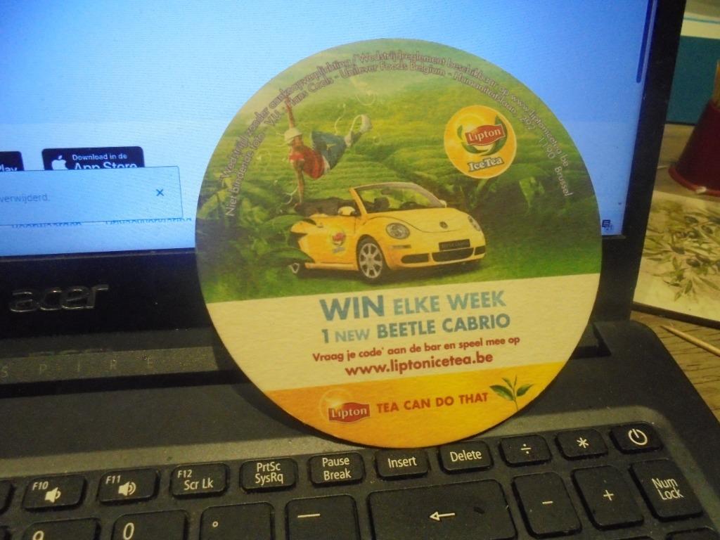 Lipton Ice Tea, Enlèvement ou Envoi, Comme neuf, Sous-bock