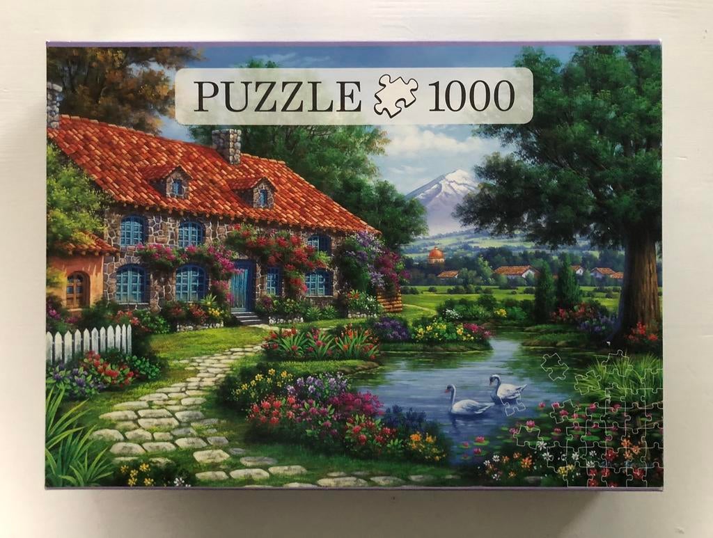puzzel 1000 stuks 50x70 cm, Ophalen of Verzenden, 500 t/m 1500 stukjes, Zo goed als nieuw, Legpuzzel