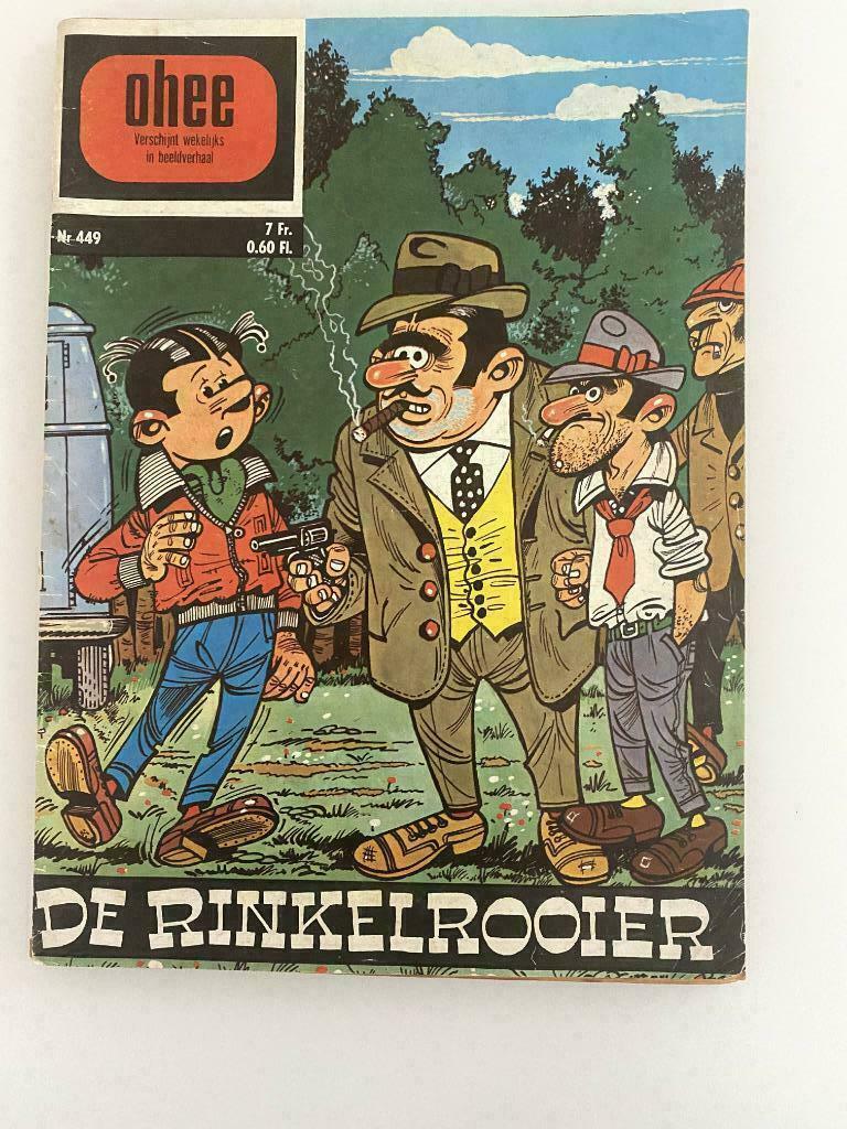 Strip Ohee 449 De Rinkelrooier 20/11/1971, Boeken, Gelezen, Ohee, Eén stripboek, Ophalen of Verzenden