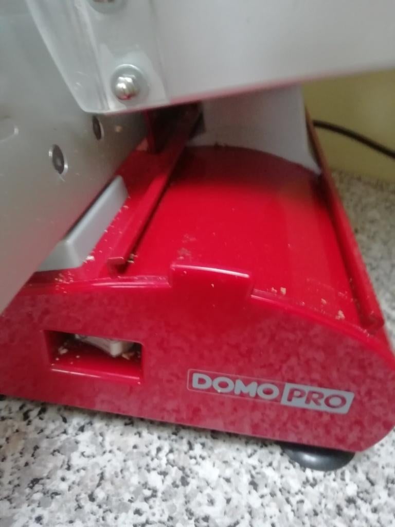 DOMO snijmachine, Ophalen, Gebruikt