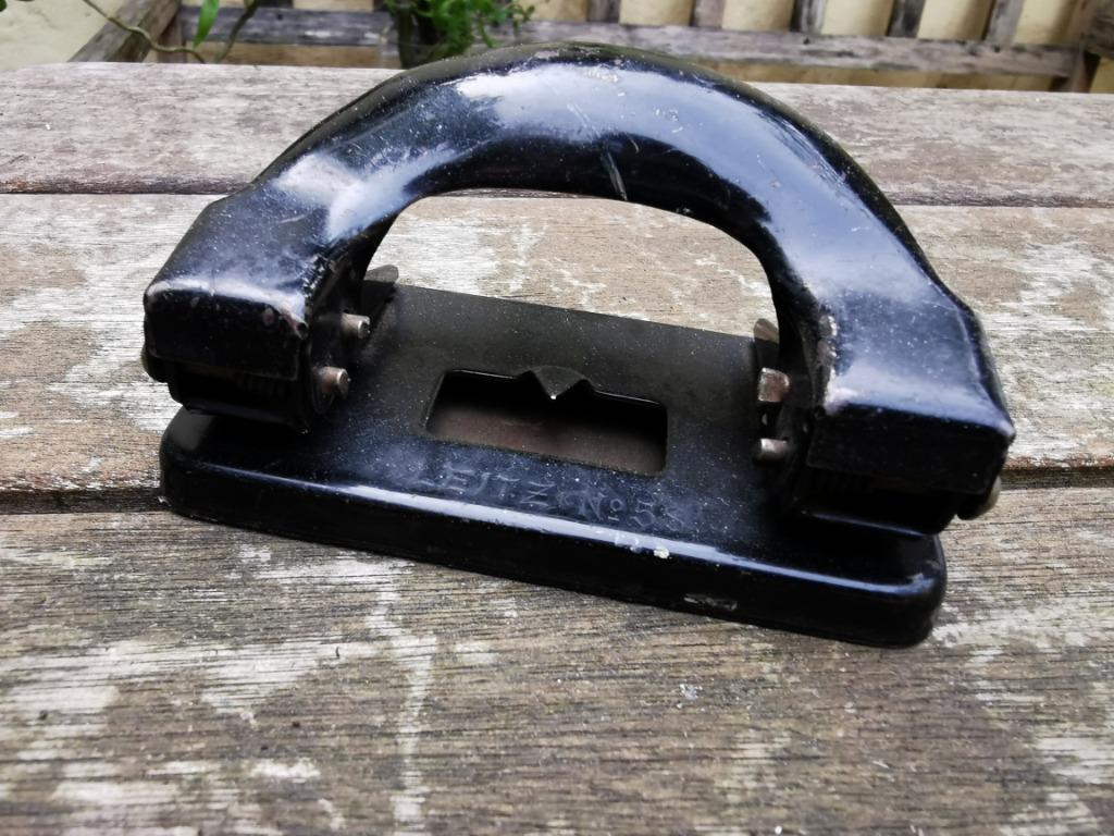 Vintage perforator zwart Leitz n58, Ophalen of Verzenden