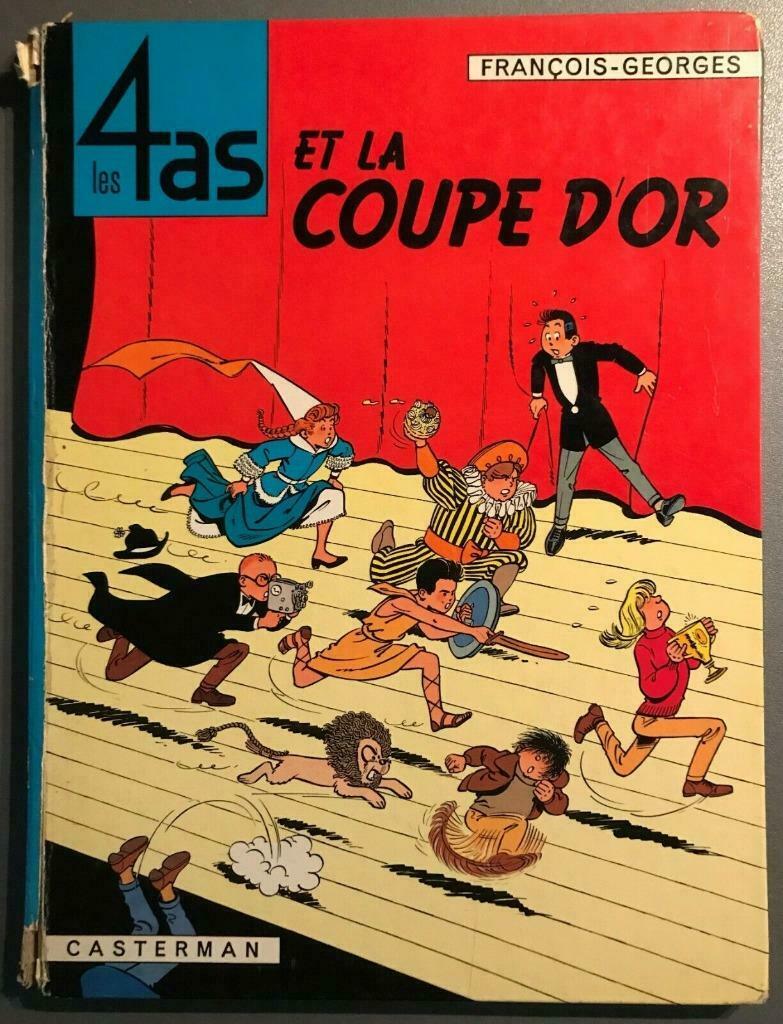 B.D. Les 4 As N°6 et la coupe d'or  -, Livres, Une BD, Enlèvement ou Envoi, Utilisé, François et Georges