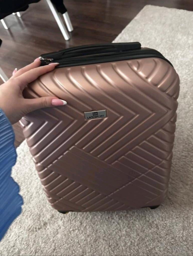Kleine handbagagekoffer, Handtassen en Accessoires, Koffers, Nieuw, Minder dan 50 cm, Minder dan 35 cm, Slot, Uitschuifbare handgreep