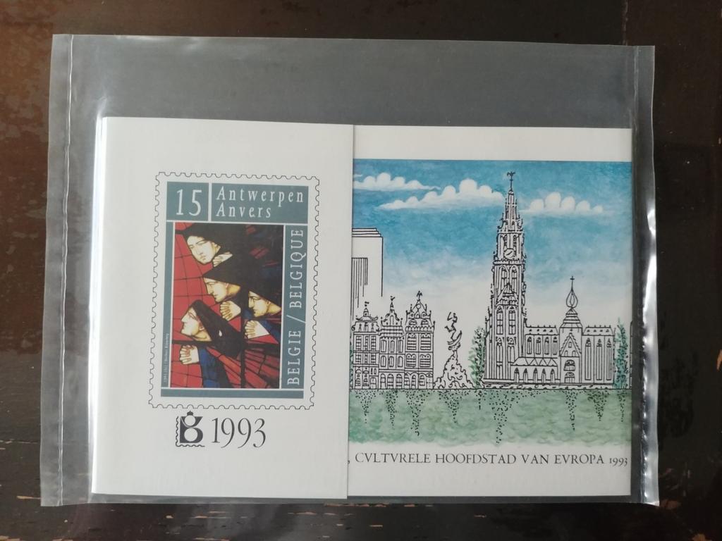 Timbres Belgique pochette annuelle 1993, Timbres & Monnaies, Enlèvement ou Envoi