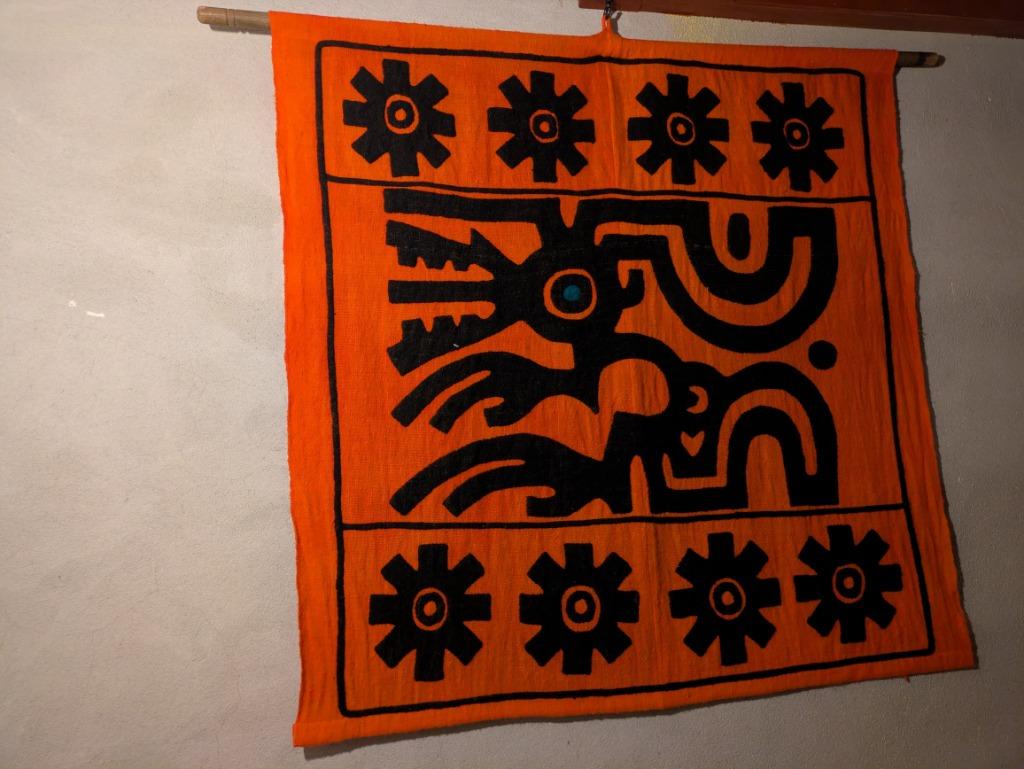 Tapisserie vintage artisanale Bolivia Inca, Enlèvement ou Envoi, Utilisé