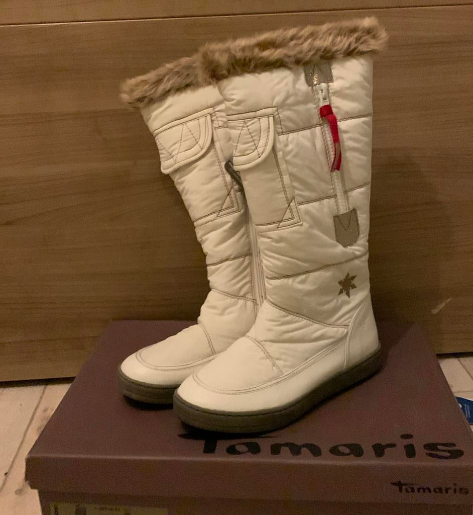 Sneeuwlaarzen tamaris wit primaloft, Tamaris, Wit, Snowboots, Nieuw