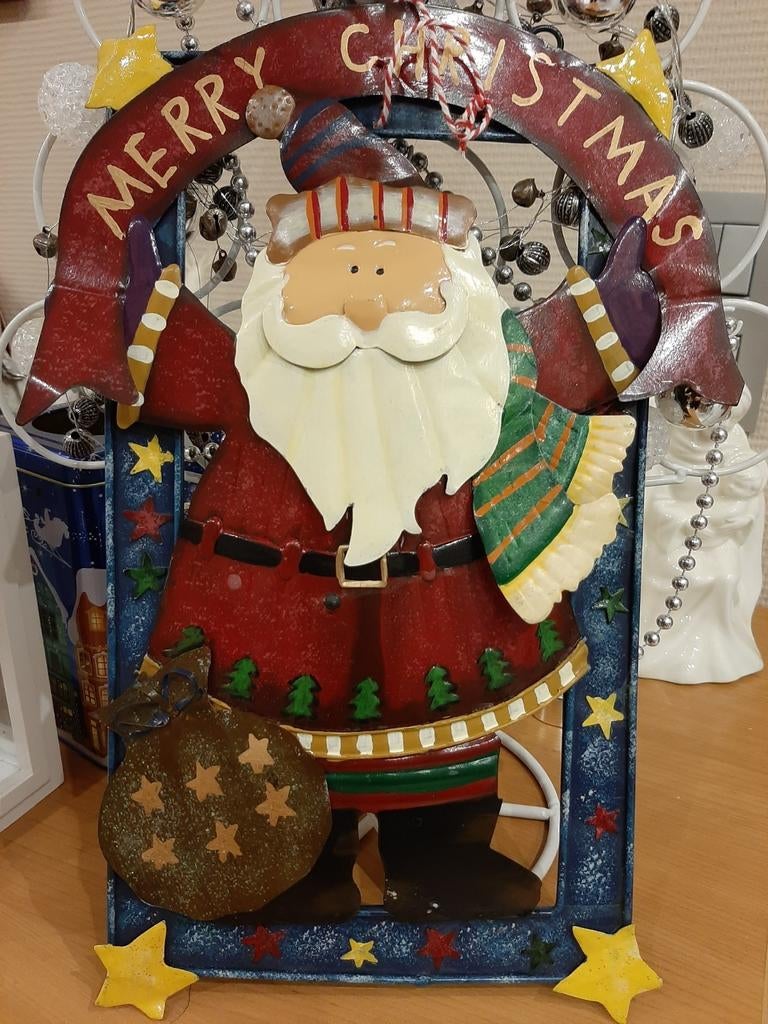 Kerstgerief metaal. Bieden per stuk/set, Ophalen of Verzenden, Zo goed als nieuw